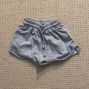 Grey sweat shorts